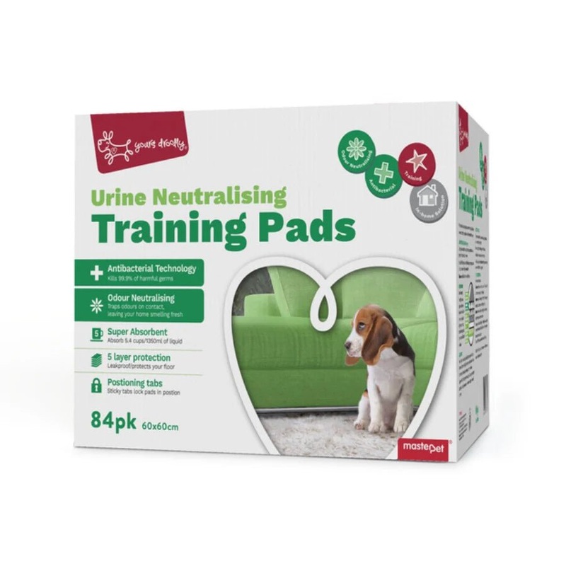 Yours Droolly Training Pads Urine Neutralising 84 Pack