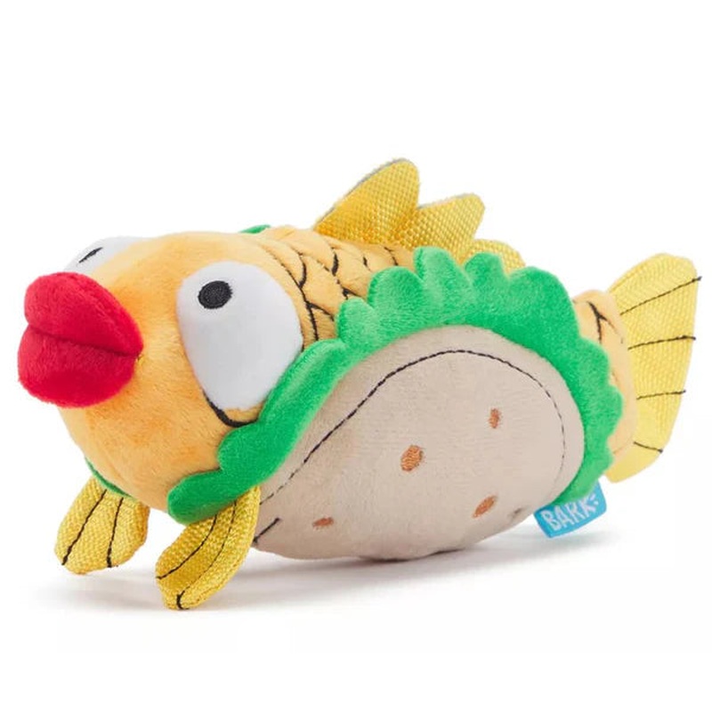 Bark Ernesto Fish Taco Dog Toy - XS/S