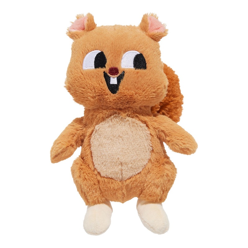 Bark Pearl Squirrel Plush Dog Toy