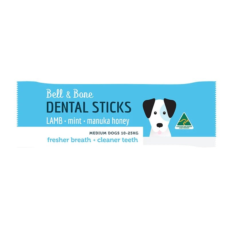 Bell & Bone Dental Sticks - Lamb, Mint and Manuka Honey 26g
