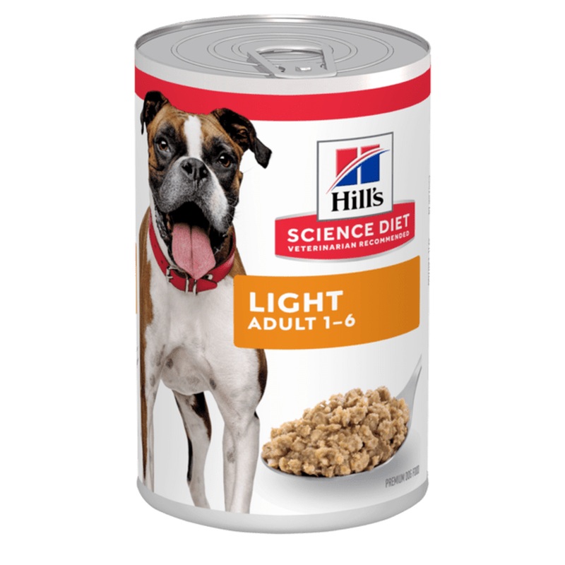 Hills Science Diet Light Adult Canned Wet Dog Food 370gm