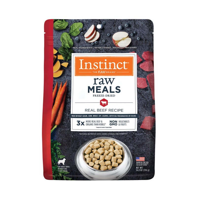 Instinct Raw Meals Freeze Dried Dog Food - Beef - 14oz Bag