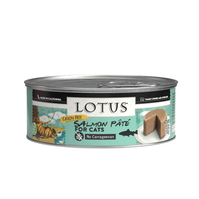 Lotus Grain Free Pate Wet Cat Food - Salmon - 5.3oz Can