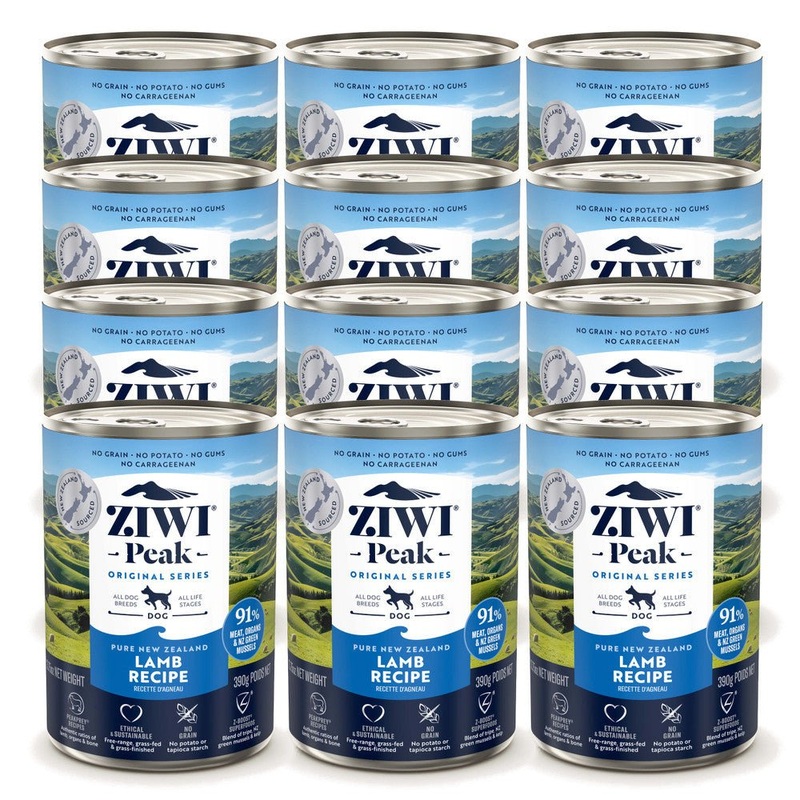 Ziwi Peak Wet Dog Food Lamb 12x390g