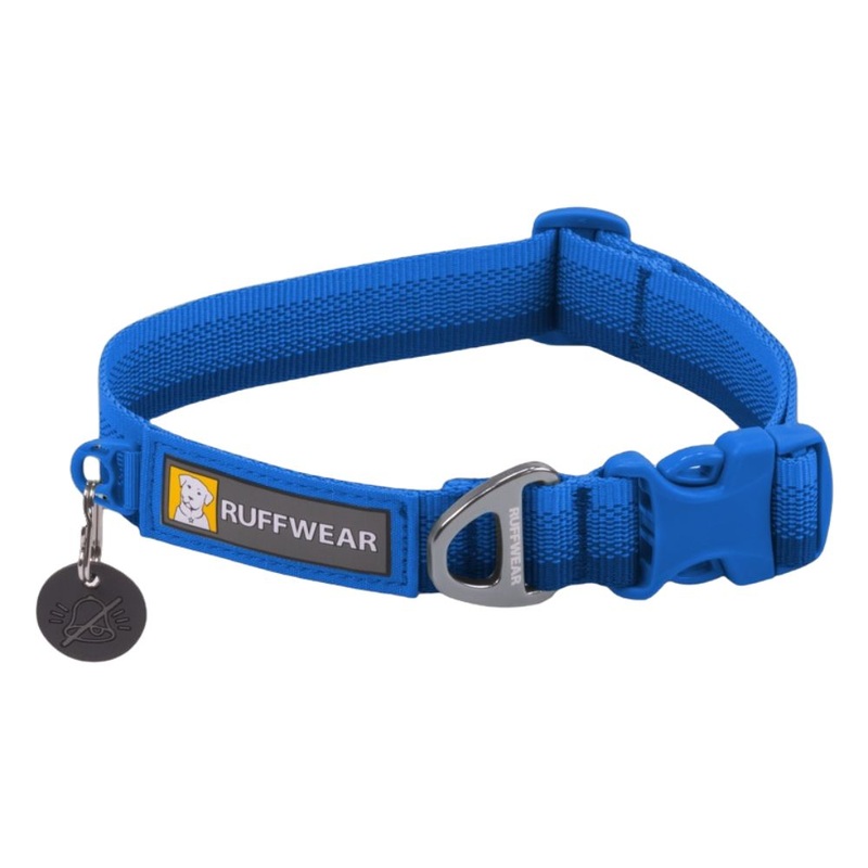 RuffWear Front Range Dog Collar Medium 14-20" Blue Pool