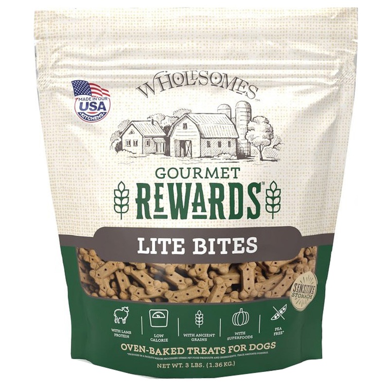 Wholesomes Gourmet Rewards Lite Bites Dog Treats 3lb
