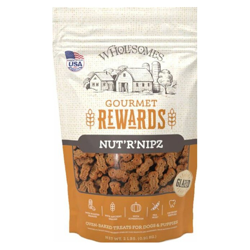 Wholesomes Gourmet Rewards Nut'R'Nipz Dog Treats 2lb