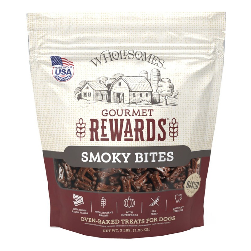 Wholesomes Gourmet Rewards Smoky Bites Dog Treats 3lb