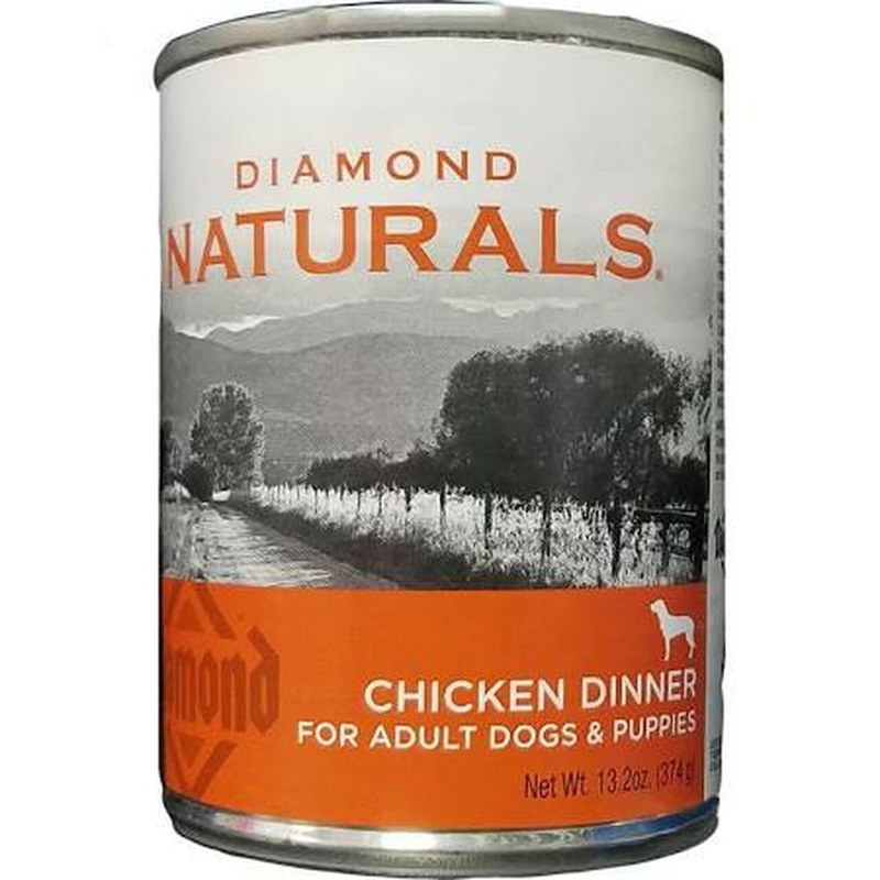 Diamond Naturals Wet Dog Food - Chicken Dinner - 13.2oz Can