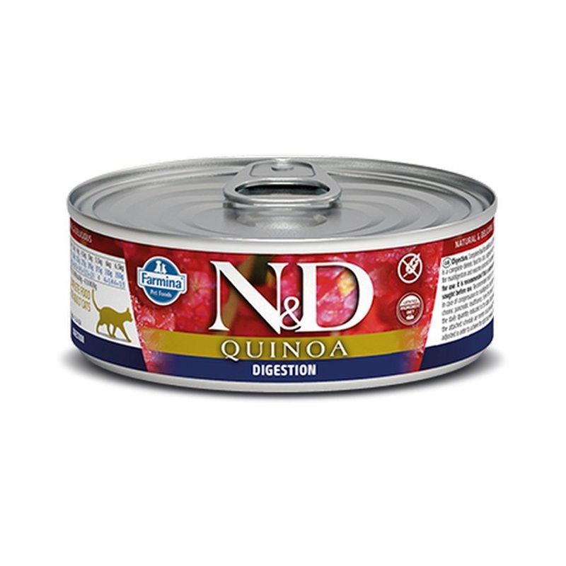 Farmina N&D Quinoa Functional Digestion Wet Cat Food - Lamb & Herring - 2.81oz Can