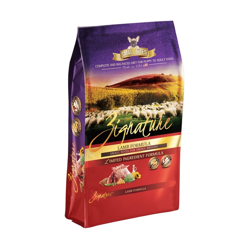 Zignature Small Bites For Small Breeds Dry Dog Food - Lamb - 4lb Bag