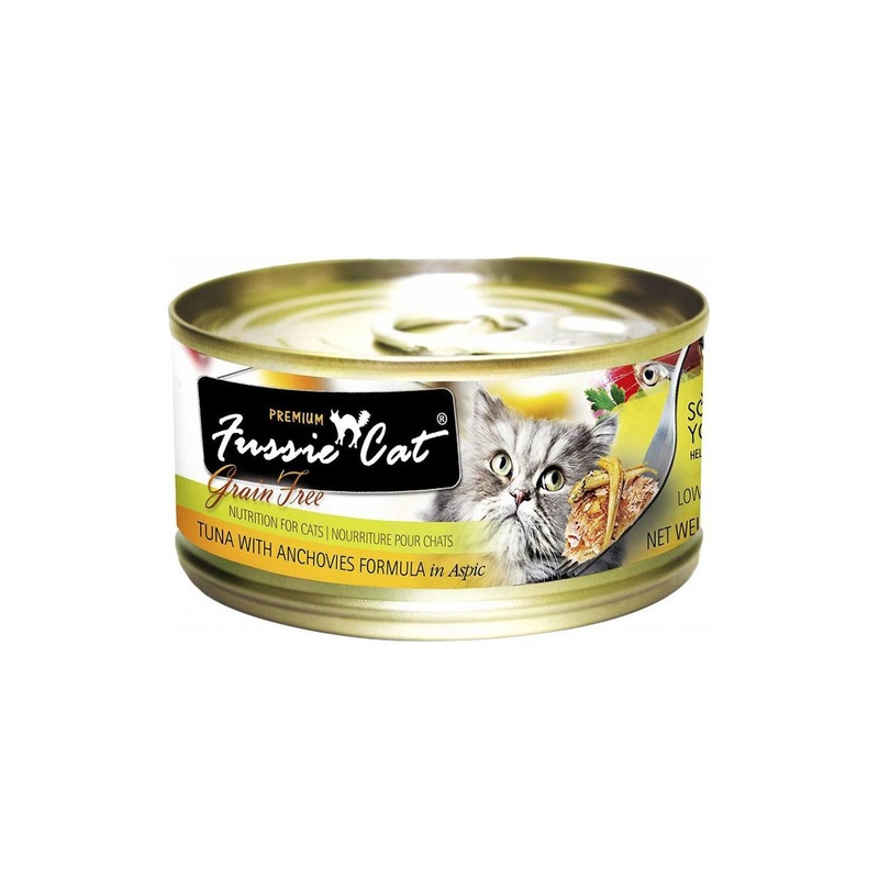 Fussie Cat Premium Wet Cat Food - Tuna & Anchovies - 2.82oz Can