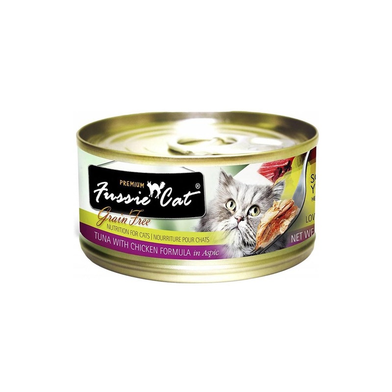Fussie Cat Premium Wet Cat Food - Tuna & Chicken - 2.8oz Can