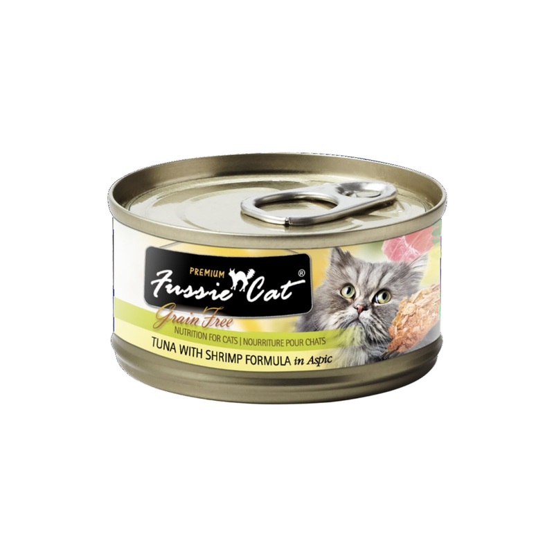 Fussie Cat Premium Wet Cat Food - Tuna & Shrimp - 2.8oz Can