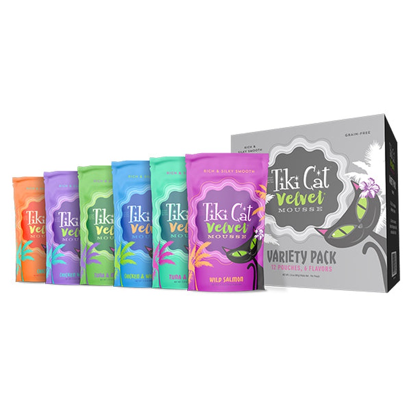 Tiki Cat Variety Pack Velvet Mousse 2.8oz
