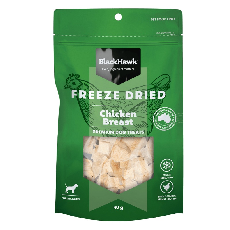 Black Hawk Freeze Dried Dog Treats Chicken Breast 40g