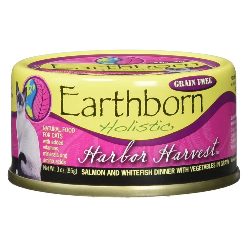 Earthborn Harbor Harvest Salmon and Whitefish Dinner with Vegetables in Gravy Cat Food 3oz