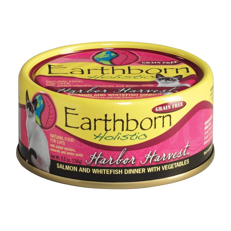 Earthborn Harbor Harvest Salmon Whitefish Dinner with Vegetables in Gravy Cat Food 5.5oz