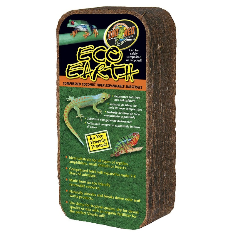 ZOO MED Eco Earth Coconut Fiber Substrate 1 Brick