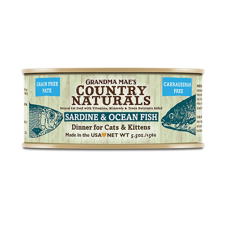 Grandma Mae's Sardine & Ocean Fish Dinner Cat Food 5.5oz