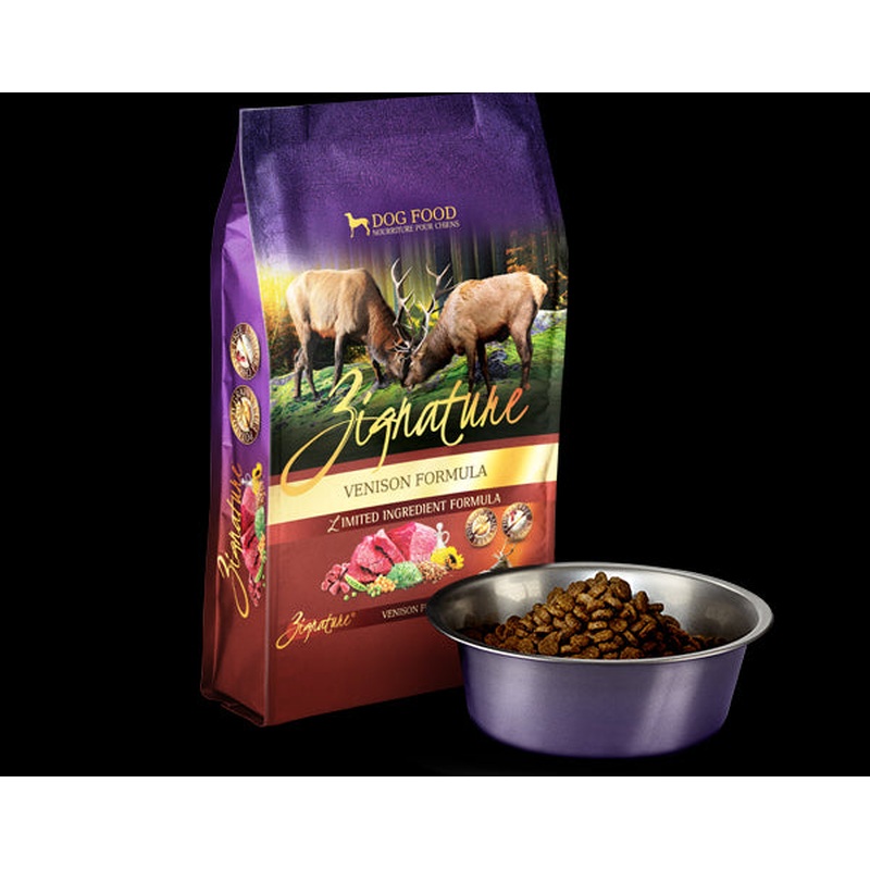 Zignature Dry Dog Food - Venison  - 25lb Bag