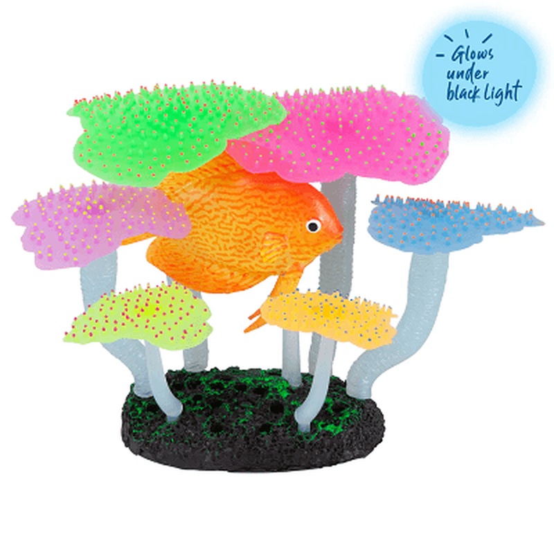 Kazoo - Silicone Plant Fluro Anemone w/Discus
