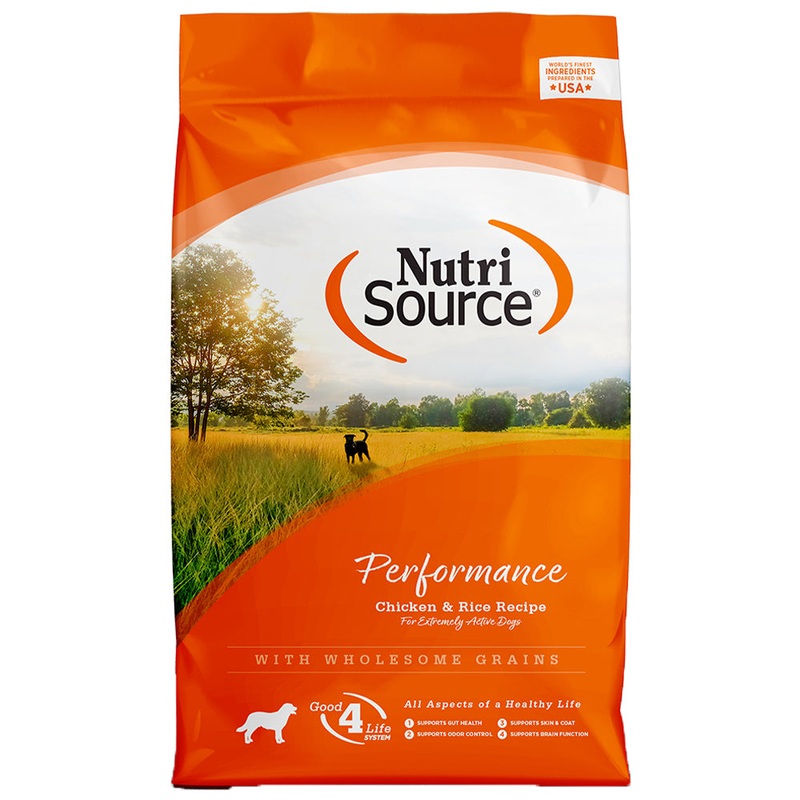 Nutrisource Performance Formula Dry Dog Food - Chicken & Rice - 40lb Bag