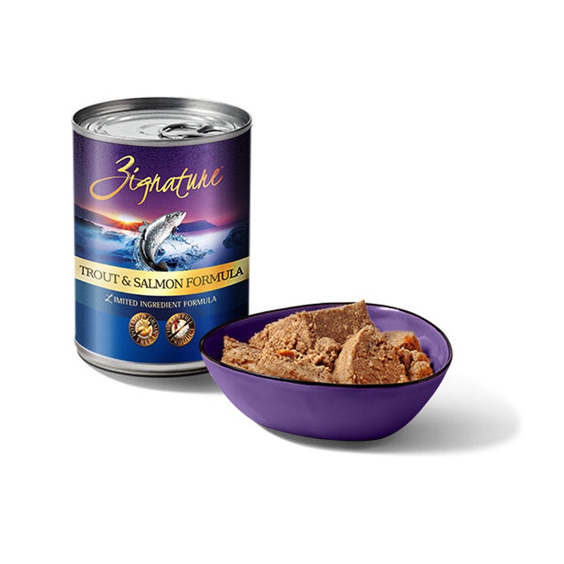 Zignature Wet Dog Food - Trout & Salmon -13oz