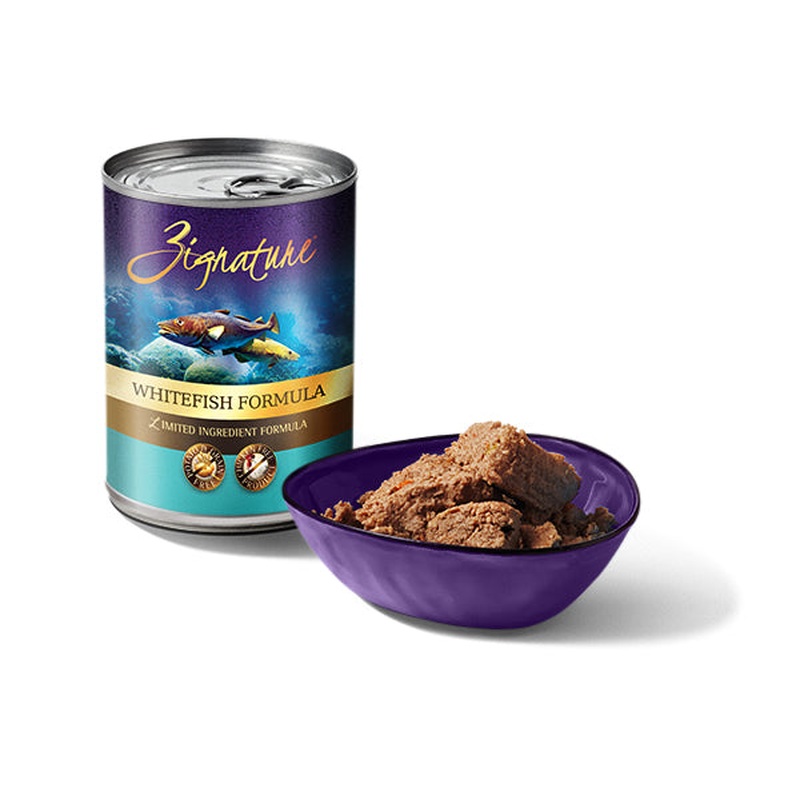 Zignature Wet Dog Food - Whitefish - 13oz