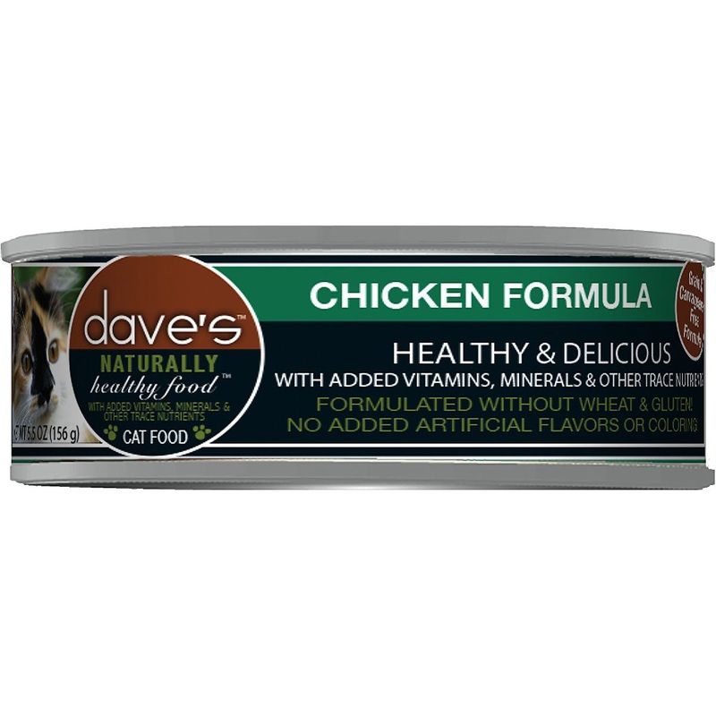 Dave's Pet Food Naturally Healthy Wet Cat Food - Chicken - 5.5oz Can