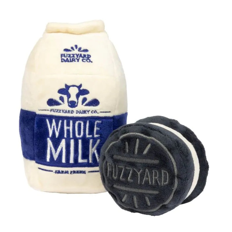 FuzzYard - Dog Toy Milk & Cookie