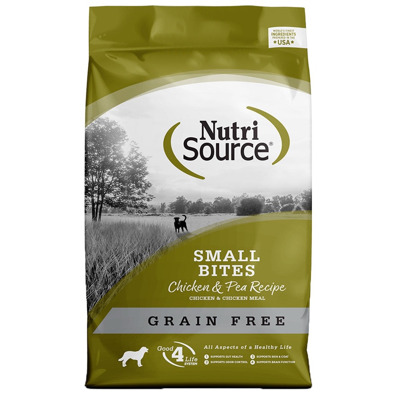 Nutrisource Small Bites Dry Dog Food - Chicken & Pea - 5lb Bag