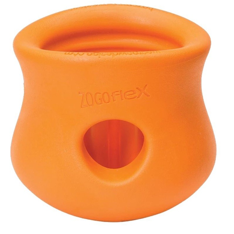 West Paw Toppl Dog Toy Tangerine Small
