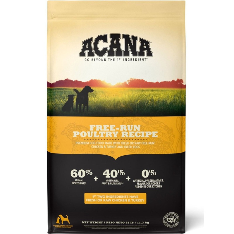 Acana Heritage Dry Dog Food - Free-Run Poultry - 4.5lb Bag