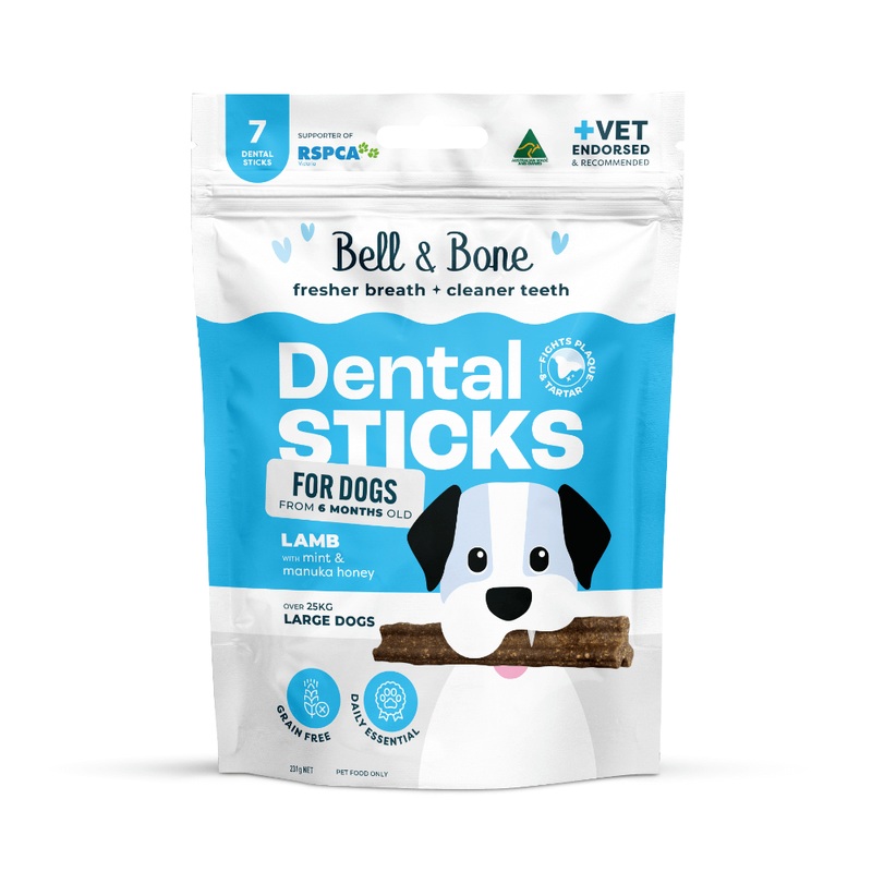 Bell and Bone Dental Sticks - Lamb, Mint and Manuka Honey