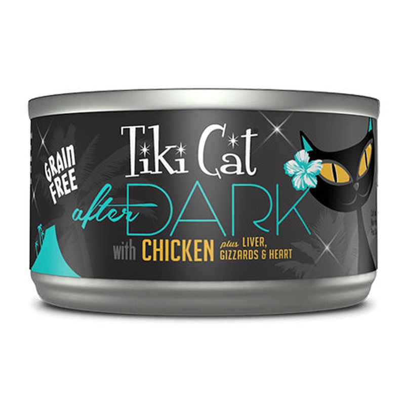 Tiki Cat After Dark Wet Cat Food - Chicken Canned Cat Food 2.8oz