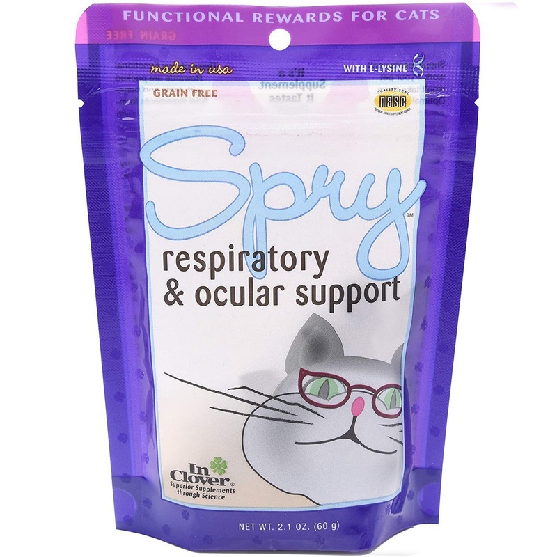 InClover Spry Daily Respiratory and Ocular Support Soft Chews for Cats 2.1oz
