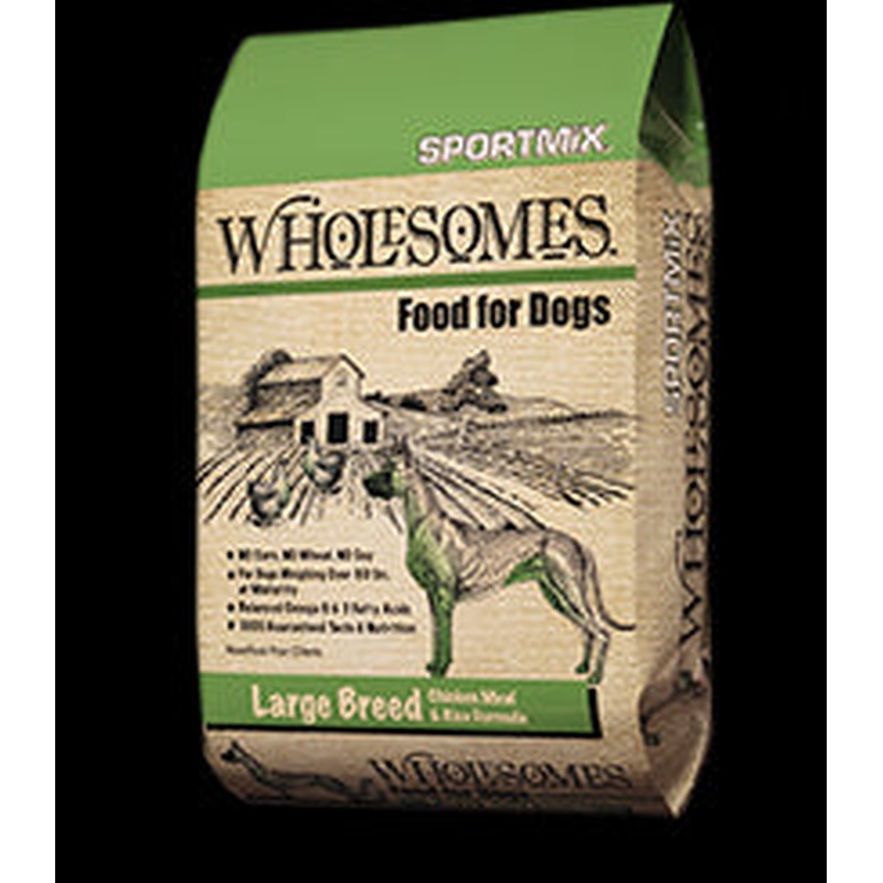 Wholesomes Large Breed Chicken Meal & Rice Dry Dog Food 40lb