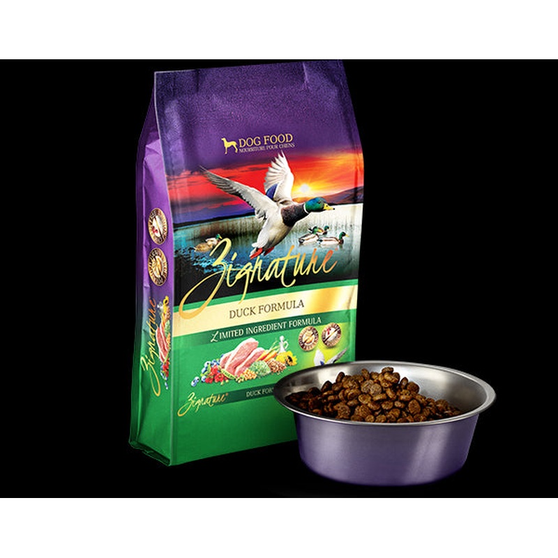 Zignature Dry Dog Food - Duck - 25lb Bag