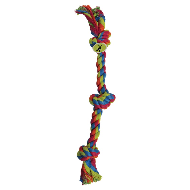 Scream 3-Knot Rope Dog Toy