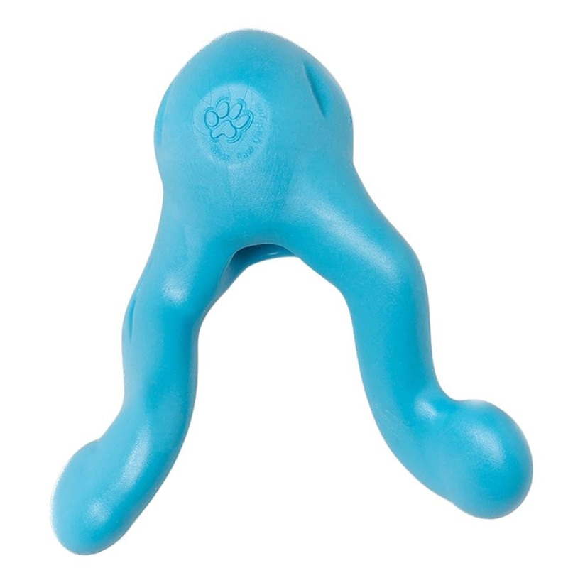 West Paw Tizzi Dog Toy Aqua Blue Large