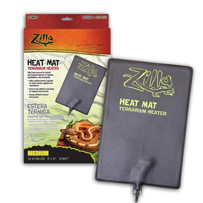 ZILLA Heat Mat Medium 30-40gal 8X12" 16W