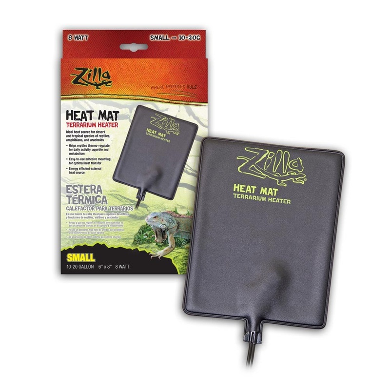 ZILLA Heat Mat Small 10-20gal 6x8" 8W