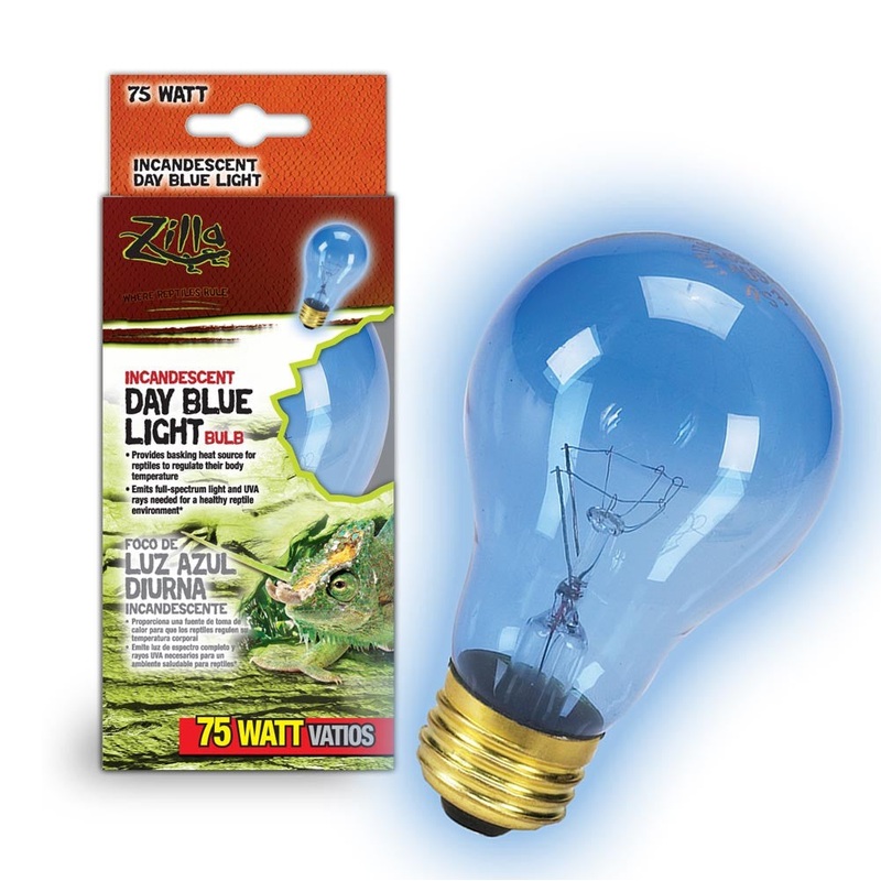 ZILLA Incandescent Day Blue Light Bulb 75W
