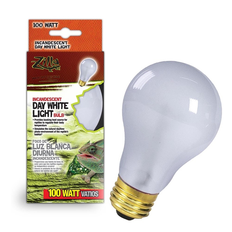 ZILLA Incandescent Day White Light Bulb 100W