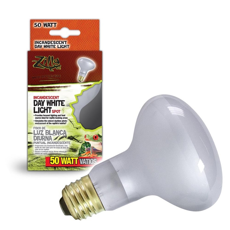 ZILLA Incandescent Day White Light Spot Bulb 50W