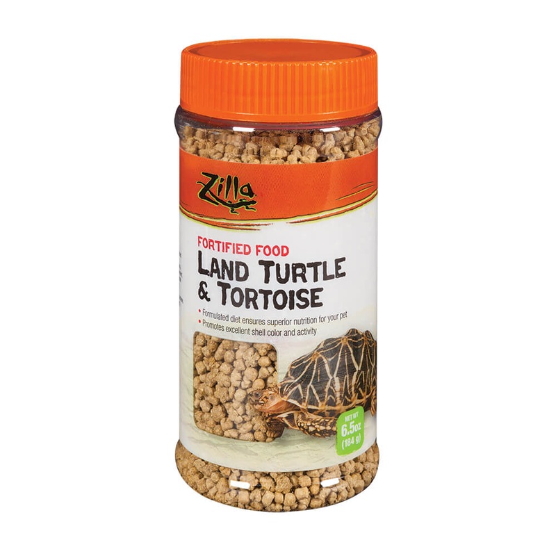 ZILLA Land Turtle and Tortoise Extruded Food Pellets 6.5oz