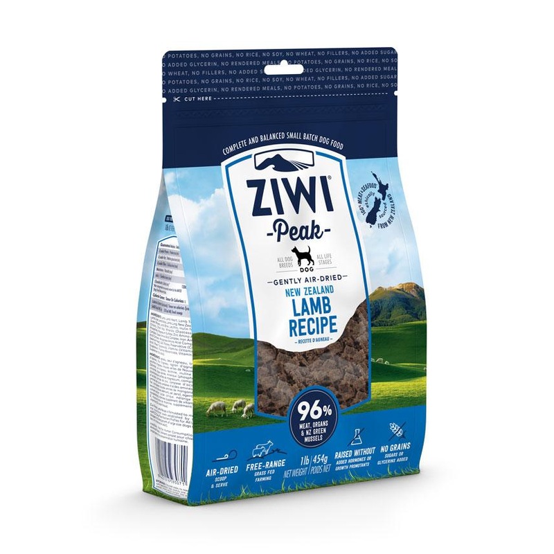 Ziwi Peak Air-Dried Dog Food - Lamb - 1lb Bag