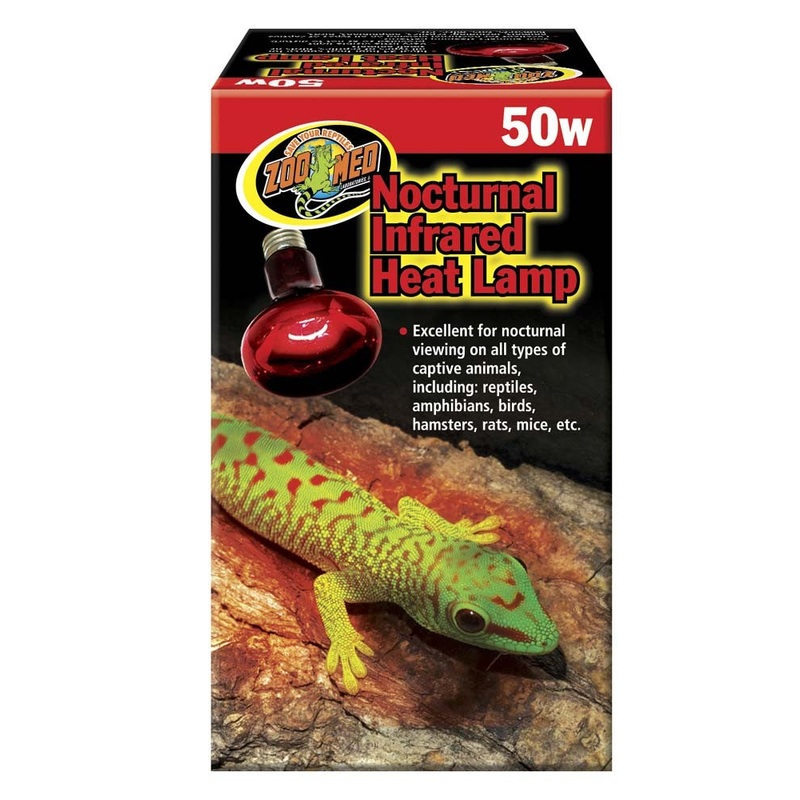 ZOO MED Nocturnal Infrared Heat Lamp 50W