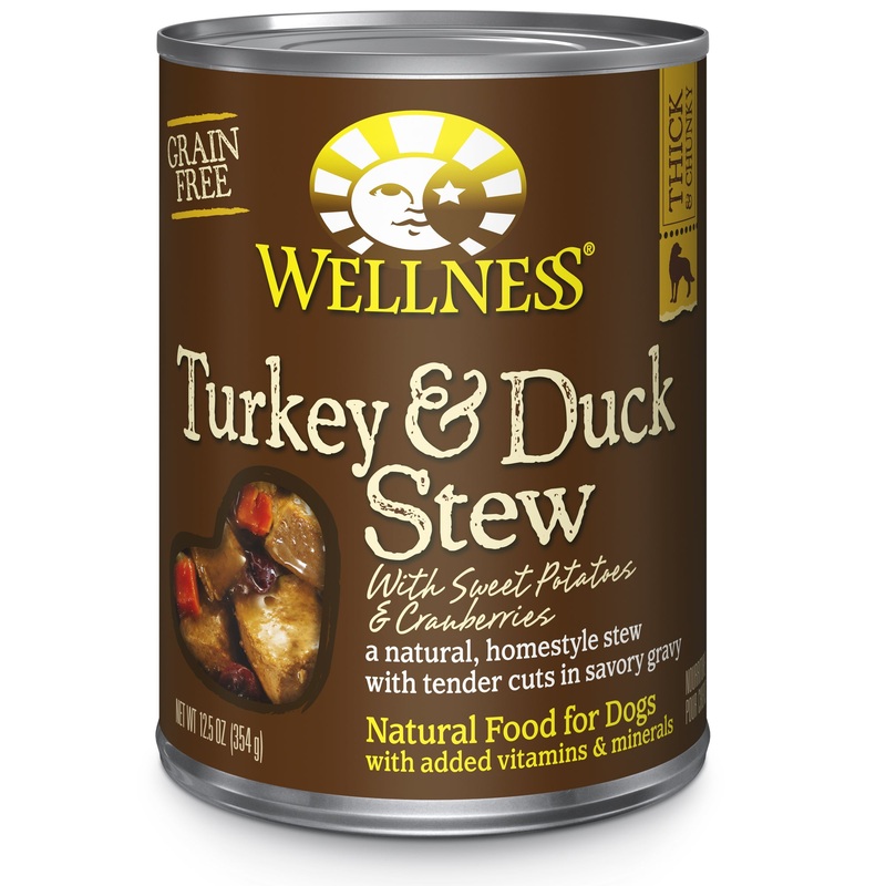 Wellness Grain Free Turkey & Duck Stew with Sweet Potatoes and Cranberries 12.5oz